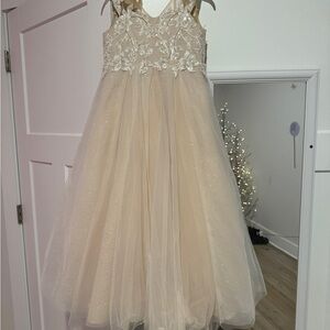 Elegant Cream Kids Dress